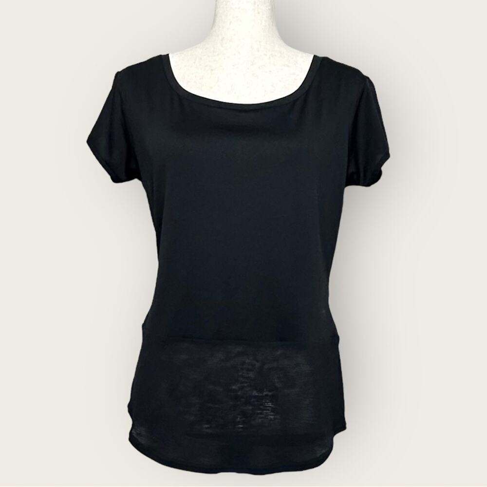 EUC | Gymshark | Whitney Summers Mesh Tee | Black | Small